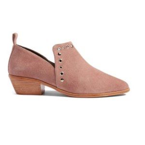 REBECCA MINKOFF Pink Annette Suede Ankle B…